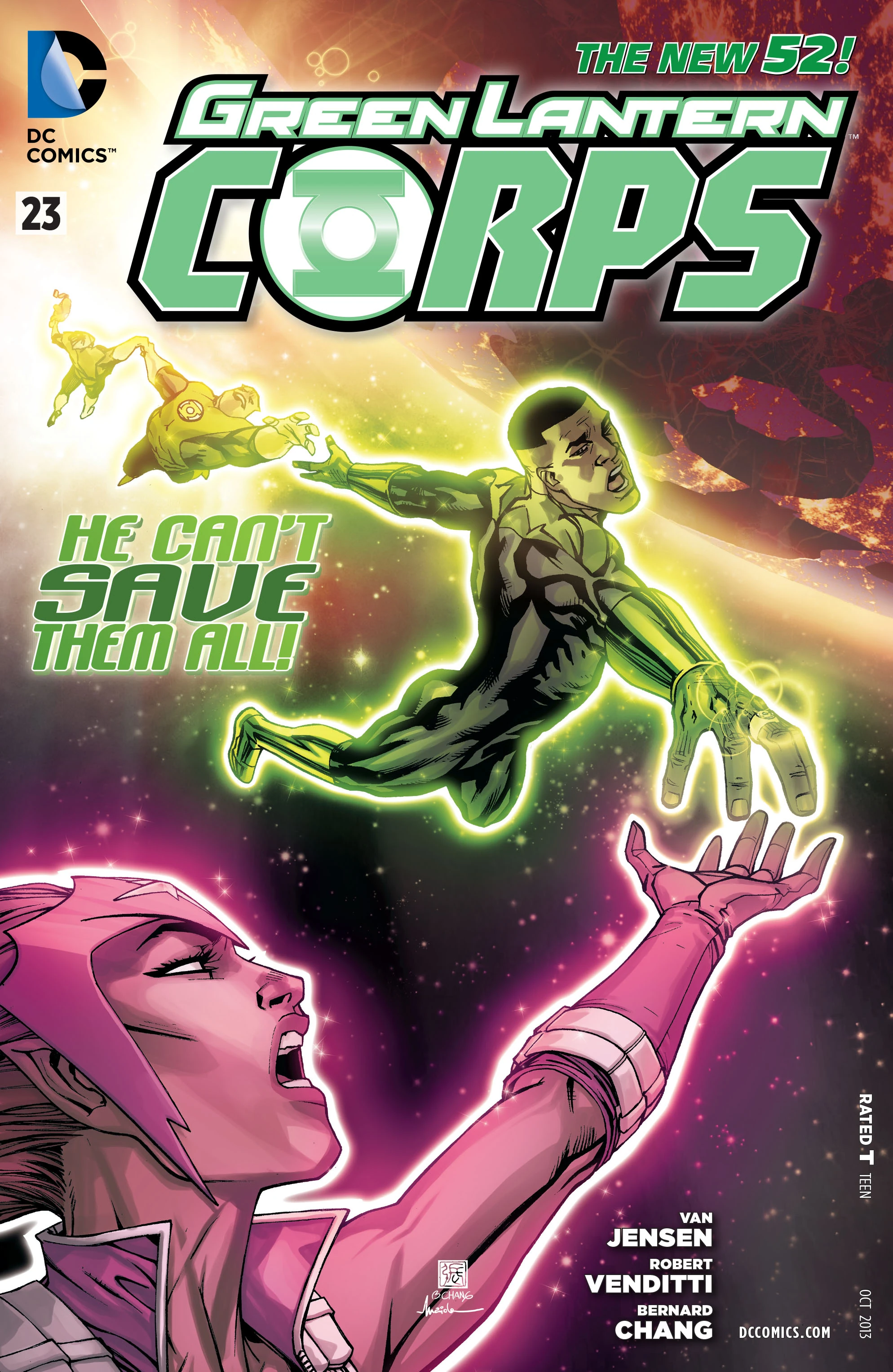 Green Lantern Corps #23 (DC, 2013 — Cover A) cover